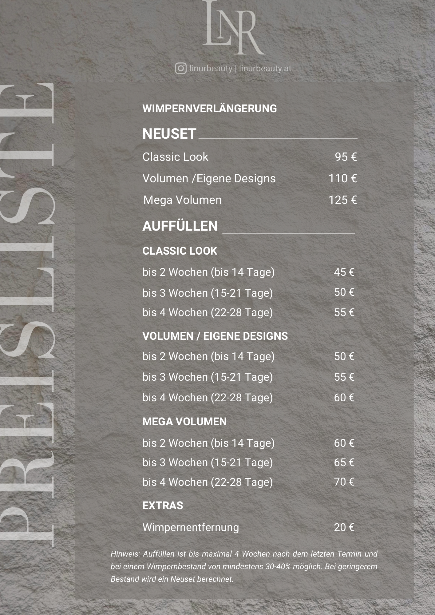 schwarz beige elegant foto preisliste friseur salon hochformat a4 dokument ' ?
